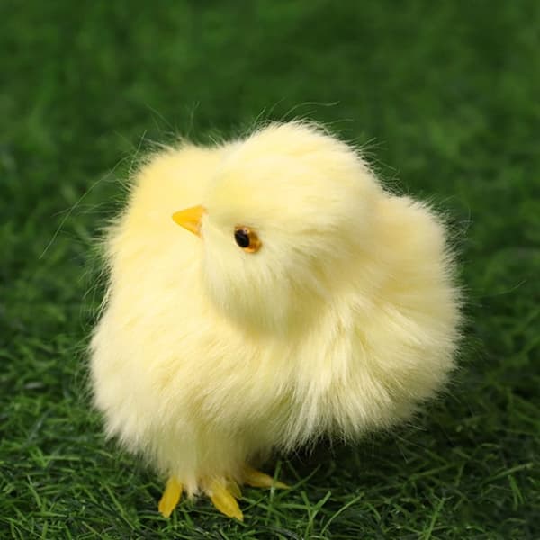 Mordely Vocalize Plysch Chick Simulering Furry Chicken 2-VANLIG 2-VANLIG 2-Common
