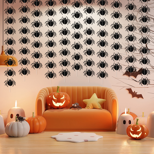 3-pack halloween papper dekorativa hängen, atmosfär rekvisita, spider
