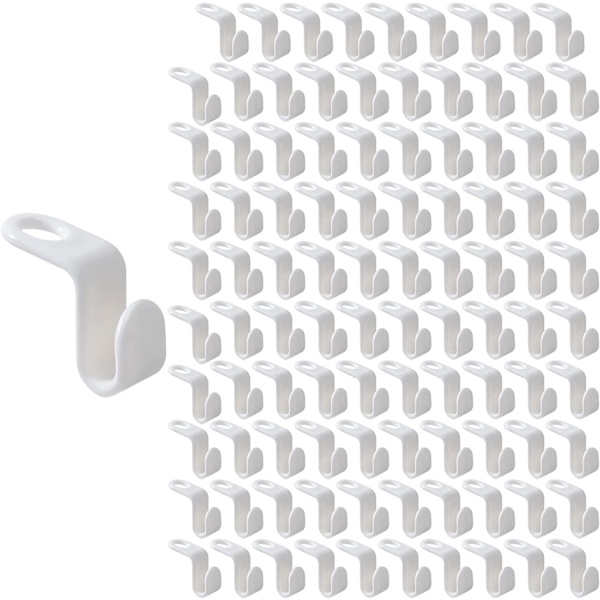 Flocking Hanger Hooks Waterfall Hanger Connector Clothes Waterfall Stackable Hanger Hooks Special Flocking Hook Hanger Stable Hook Hanger Connector(10