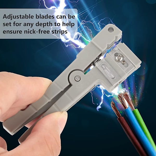 Mordely Fiber Optic Jacket Stripper High Quality Fiber Optic Buffer Tube Stripper Coaxial Cable Stripping Tool(45-162)