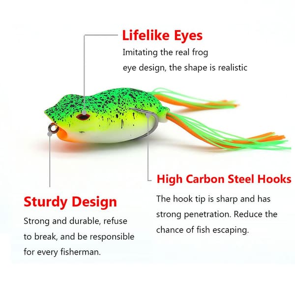 Mordely Fiskedrag Groda Bete 5#