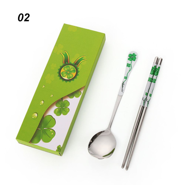 Mordely kpl/ set Lusikka Chopsticks Ruokailuvälinesetti Set 2