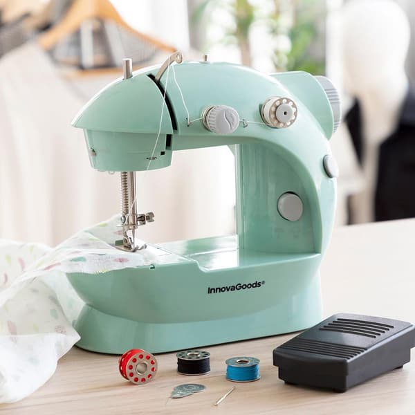 Mini-Symaskin, LED-belysning - green