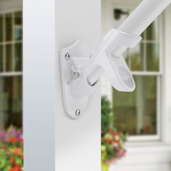 2023 Flag Pole Bracket 2 Position Aluminum Flag Pole Bracket - With Rust Protection