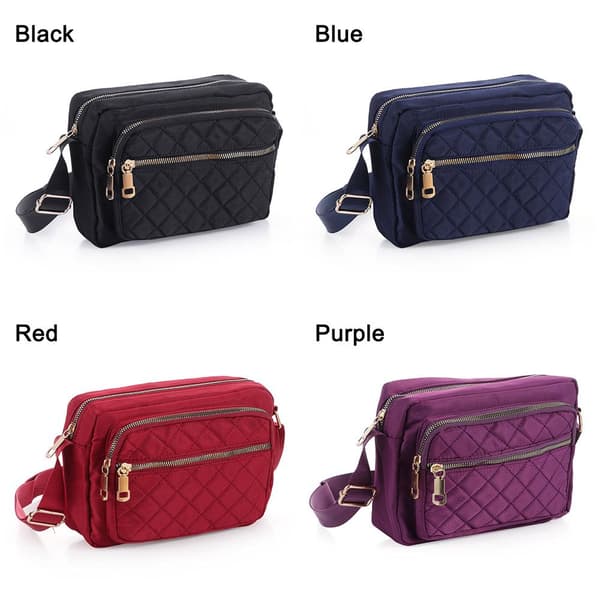 Mordely Crossbody bältesväskor Midjepaket Stöldskyddspåse röd red