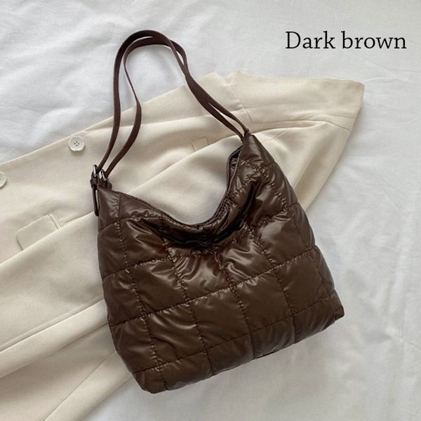 Mordely Axelväskor Underarmsväska MÖRKBRUN dark brown