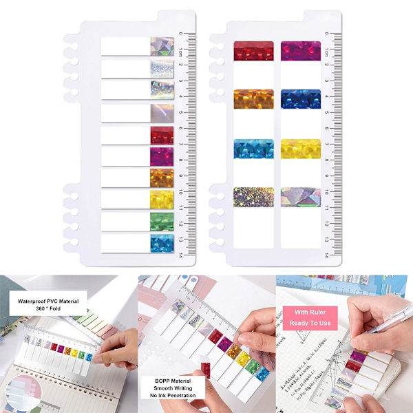 Mordely 160/400 ark Index Memo Pad Bokmärke 01-2BAG(400ARK) 01-2Bag(400Sheets)