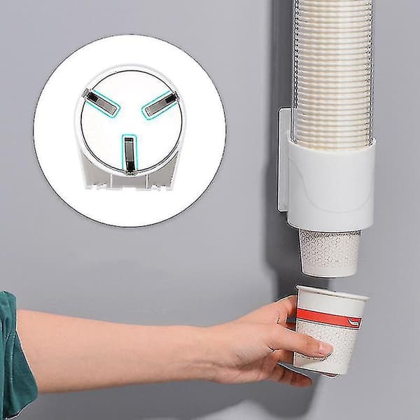 2023 Dispenser för engångspapper, väggmonterad plastförvaringsställ