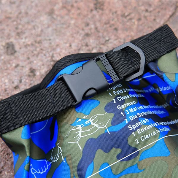 Mordely Vattentät torrväska strandbadväskor River Ocean ryggsäck Blue 30L