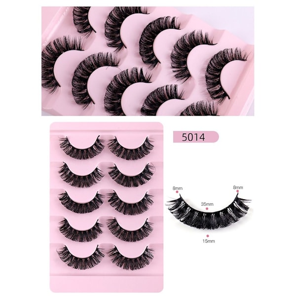 Mordely Lösögonfransar Russian Strip Lashes 5013