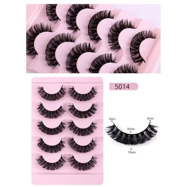 Mordely Lösögonfransar Russian Strip Lashes 5014
