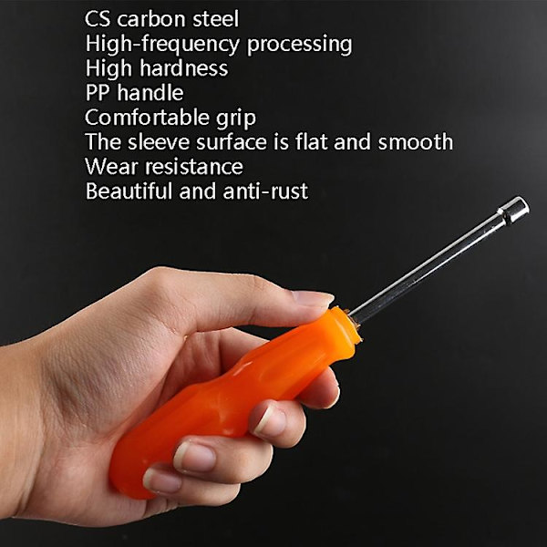 2023 7mm External Hexagon Socket Hand Wrench Driver