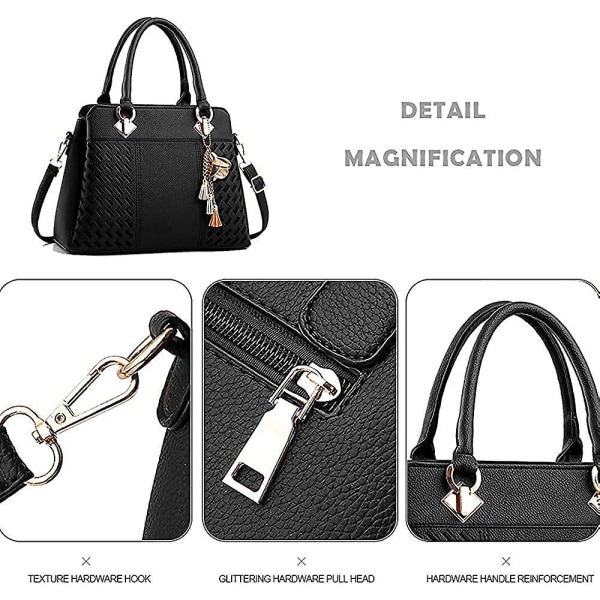 Women's Purses And Handbags Ladies Designer Satchel Tote Bag Shoulder Bags A916-17 Gray