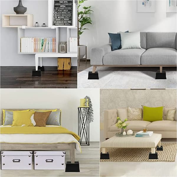 Mordely Bed Risers Möbellyftare Heightening Pad