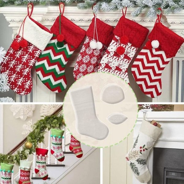 Mordely Julstrumpa Symallar Mall Quiltlinjal 15IN 15in