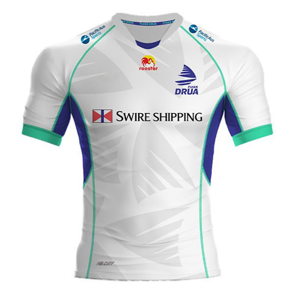 Mordely 2022 Fiji Drua  Away Rugbytröja för vuxna Home XL