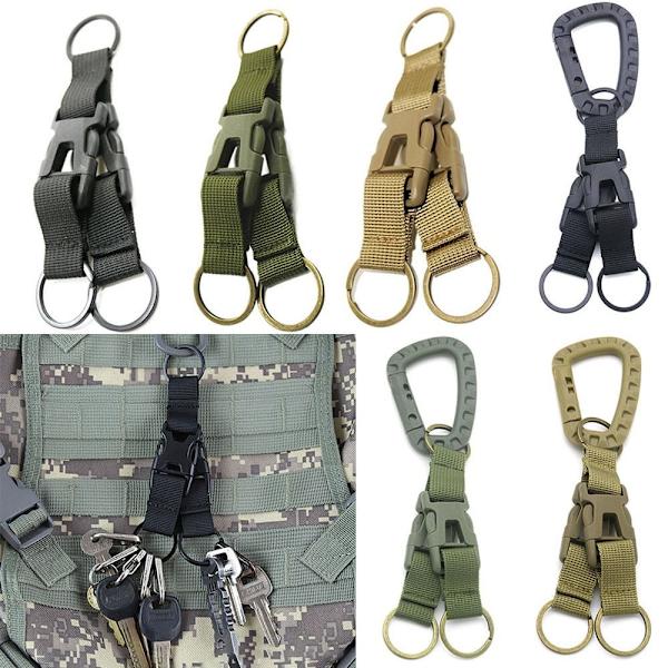 Mordely Hängande Webbing Spänne Vandring Klätterkarbin ARMY GREEN Army Green Style 2-Style 2