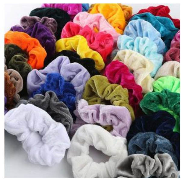 Mordely 36st Velvet hair Scrunchies, hårsnoddar , hårband , Hair bands m