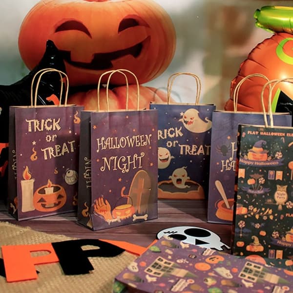 Halloween papperspåse Cookie Godispåse STIL 3 STIL 3 Style 3
