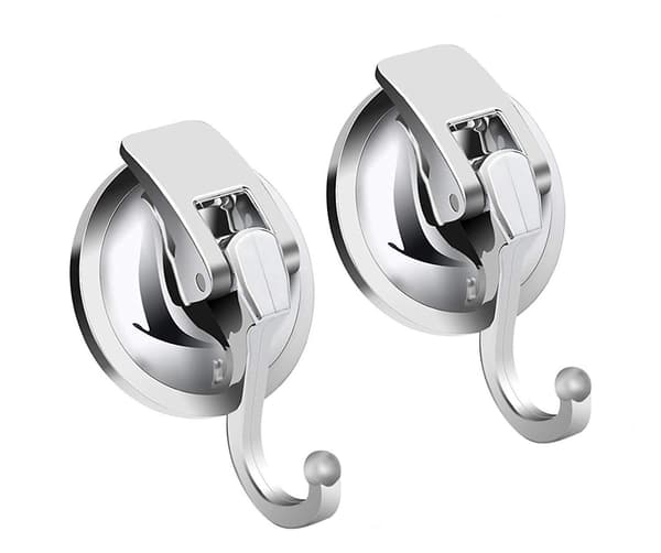 Heavy Duty Vacuum Suction Cup Hooks (2pack), Specialized For Kitchen&bathroom&restroom Organization