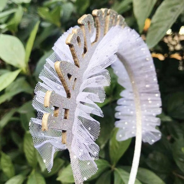 Mordely Grattis på födelsedagen Headclip Plast Hårklämmor 2