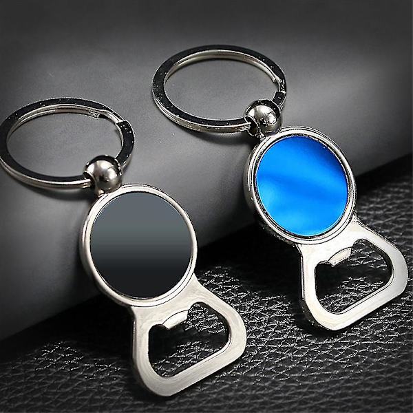 Keychain Bottle Opener Round Keychain