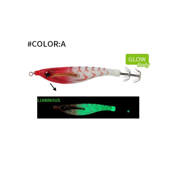 bläckfiskkrok bläckfisk bete B