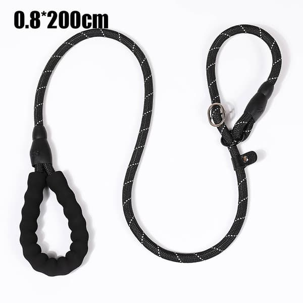 Mordely Slip Leash, Anti-choking Training Leash Rope With Reflective Threads