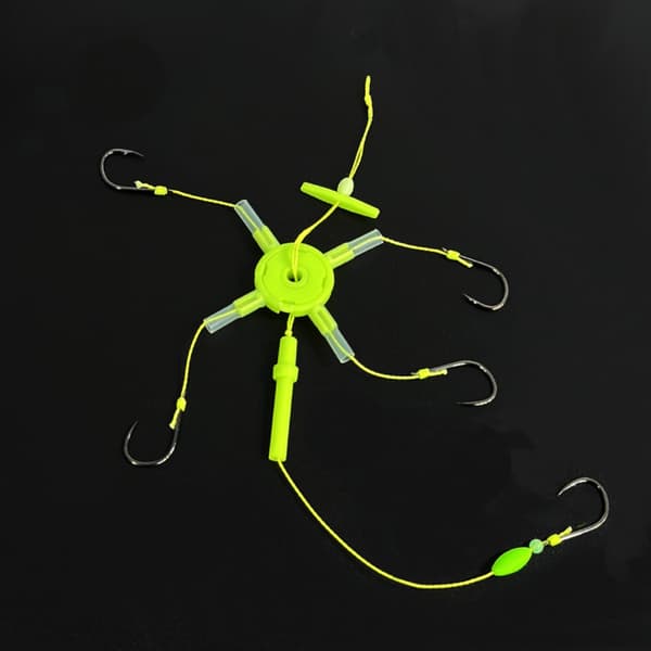 Five Claw Square Bait Fishhooks Explosion String Hook 8