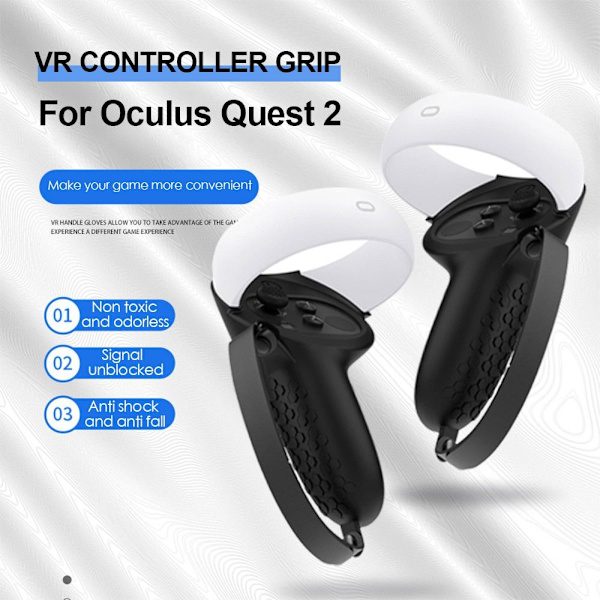 Mordely VR Controller Grip VR Grip Cover SVART black