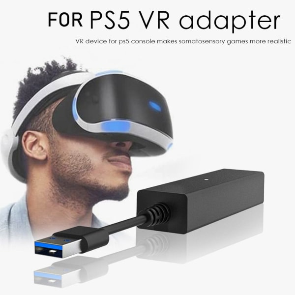 Mordely för Playstation 5 PS4 Kamera Adapter VR Converter Kabel