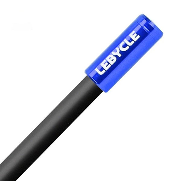 Mordely 10st Kabeländlock Cap Hylsor Crimps BLÅ 5MM Blue 5mm