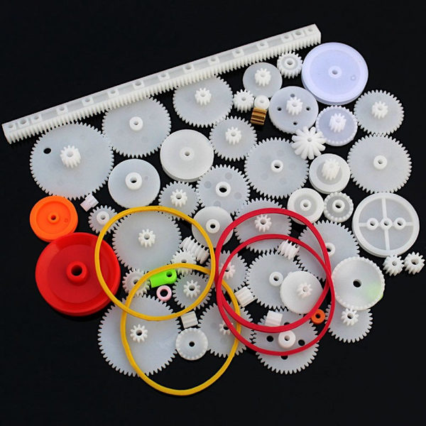 Mordely 60PCS/ Set Plastic Gears Package Kit DIY Gear Sortiment