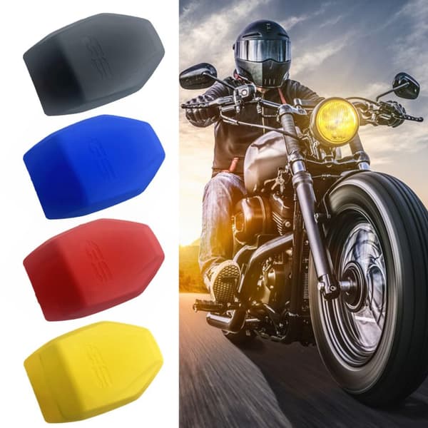 Mordely Motorcykel Bränsletank Pad Skyddsdekaler RÖDA red