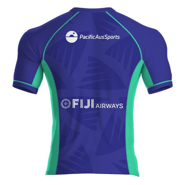 Mordely 2022 Fiji Drua Home  Rugbytröja för vuxna Away S