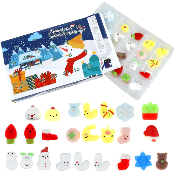 Mordely 24 Days of Christmas Countdown Advent Calendar Blind Box Toy 3