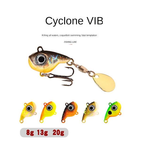 Mordely 2st metall fiskebete VIB Lure 8G  8g 8gA