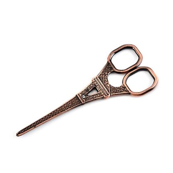 Stainless Steel Eiffel Tower Scissors Handmade Thread Tea Bag Scissors (red Bronze)