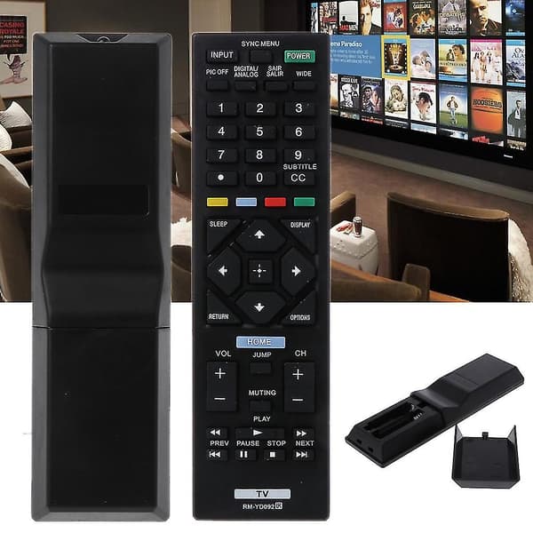 Mordely Tv Remote Control Replacement For Sony Kdl-32r330b Media Player Accessory
