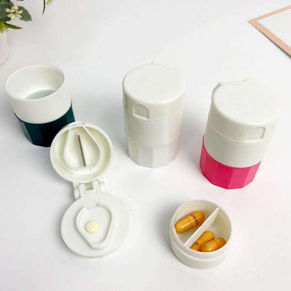 Mordely Case Pill Splitters VIT White