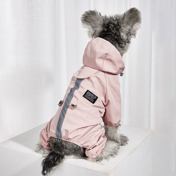 Mordely Regnjacka för hund Regnjacka ROSA Pink XL