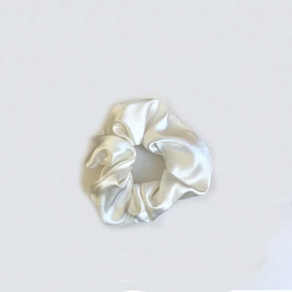 Satin Silk Hair Tie Elastiska Scrunchies PEACOCK BLUE peacock blue