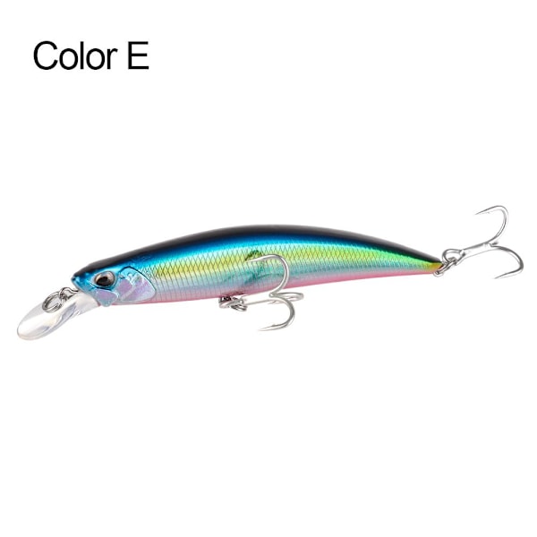 Mordely Sjunkande Minnow Baits Fiskkrokar FÄRG E Color E