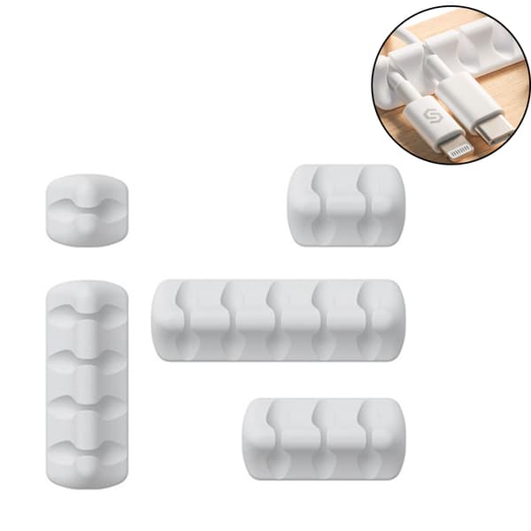 Mordely 5-Pack Cable Management Cord Organizer