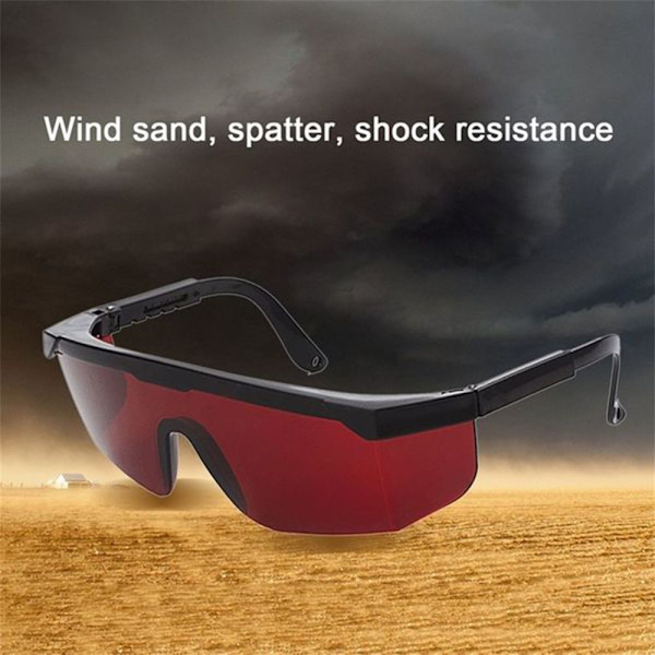 Mordely 4Pairs skyddsglasögon RÖD &amp; GUL red&yellow