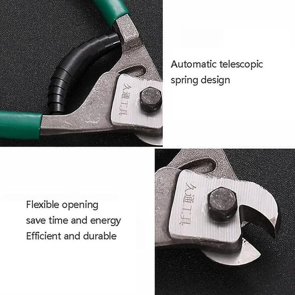 Mordely Jiutong Wire Rope Scissors Mini Wire Cutter With Plastic Handle Wire Cutter - 8 Inches