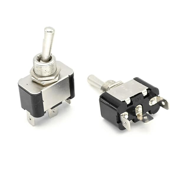 Mordely 3pcs Miniature On Off Small Spst Toggle Switch Heavy Duty 10a 3pin Switch