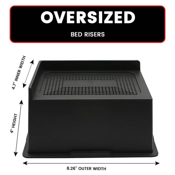 Mordely Bed Risers Möbellyftare Heightening Pad