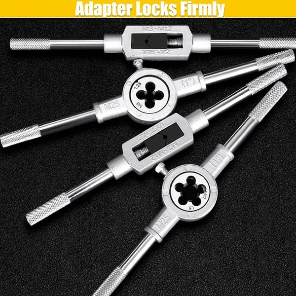 20 Pcs Tapping Tool, Taps And Dies, Thread Screw Extractors, M3-m12 Steel, With Storage Case