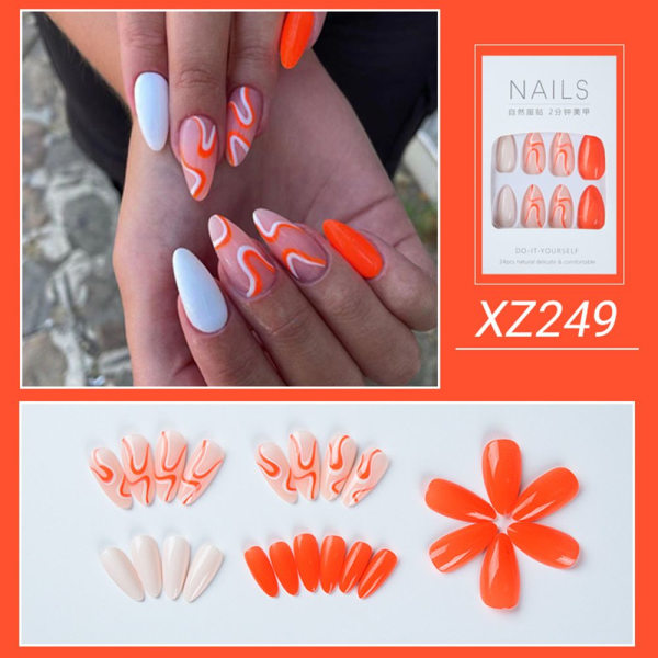 24 stk. False Nail Full Cover XZ243